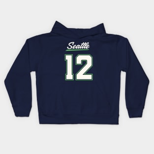 12th Man Seattle Kids Hoodie